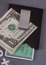 Money Clip CG03280 - Leather Card Holder and Money Clip