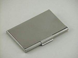 Canton Business Card Case CG020106 - Brushed finish business card case
