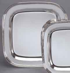 Square Tray CG2210 - Silver Plated Square Tray comes in 3 sizes starting at 8 in.
