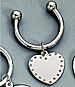 Heart Key Chain with Crystals