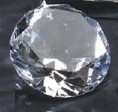 Diamond shaped crystal paper weight cry108 - This diamond shaped crystal is often selected as an engagement or anniversary gift.