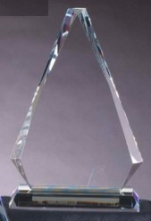 Crystal Award cry6 - This crystal award comes in 3 sizes.