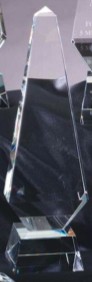 Crystal Obelisk Award cry9 - This popular crystal obelisk award is available in 3 sizes.  Engrave on the obelisk and/or on the base.