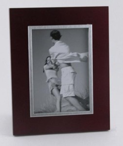 Wood Frame CG6953 - Wood frame with Aluminum Inner Border.  Available in 3 sizes starting at 4X6 in.